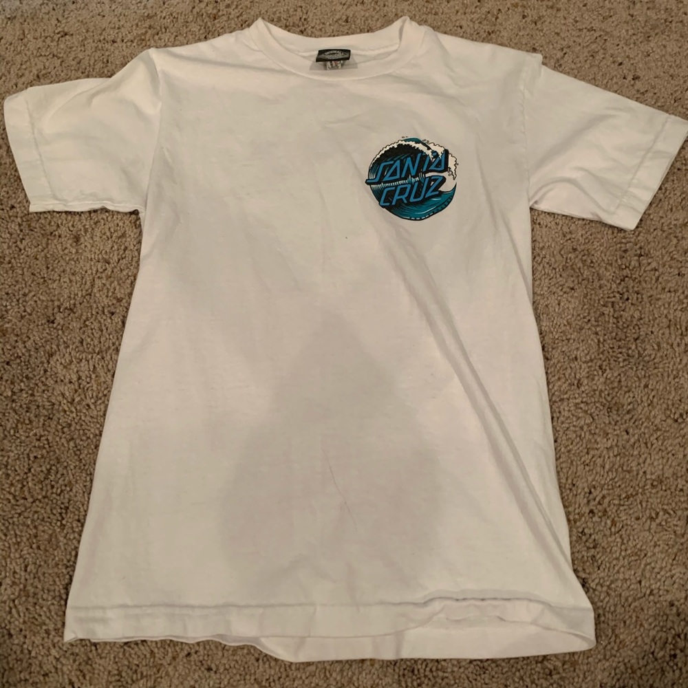 White Santa Cruz Shirt ON HOLD, DO NOT PURCHASE